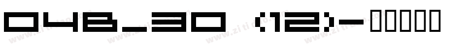 04B_30 (12)字体转换